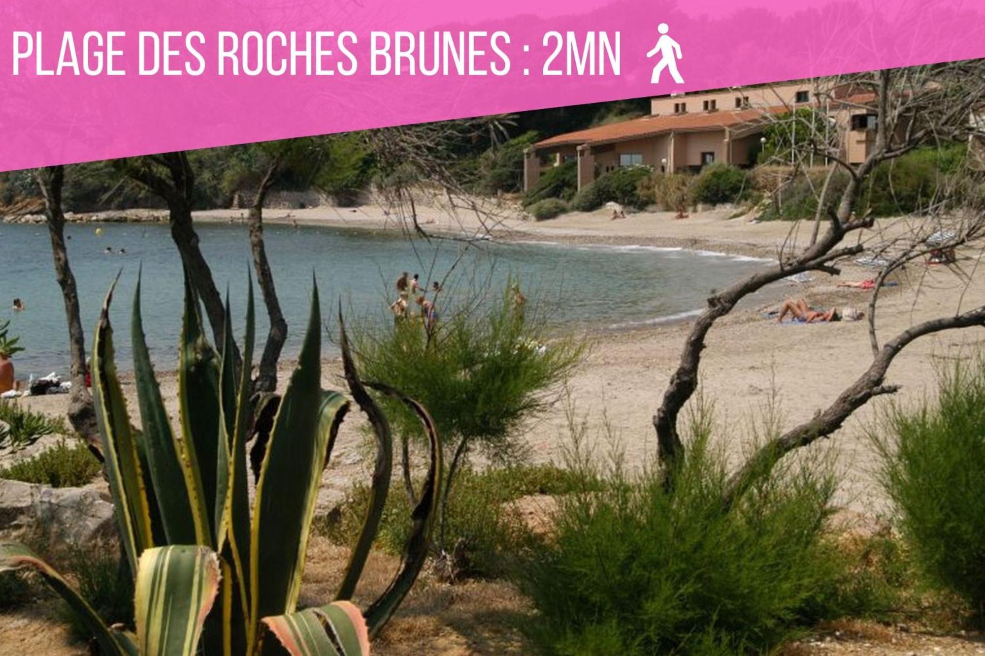 Apartment Sea Breeze Med - Vue Mer Climatise, Piscine & Club House A 30m De La Plage