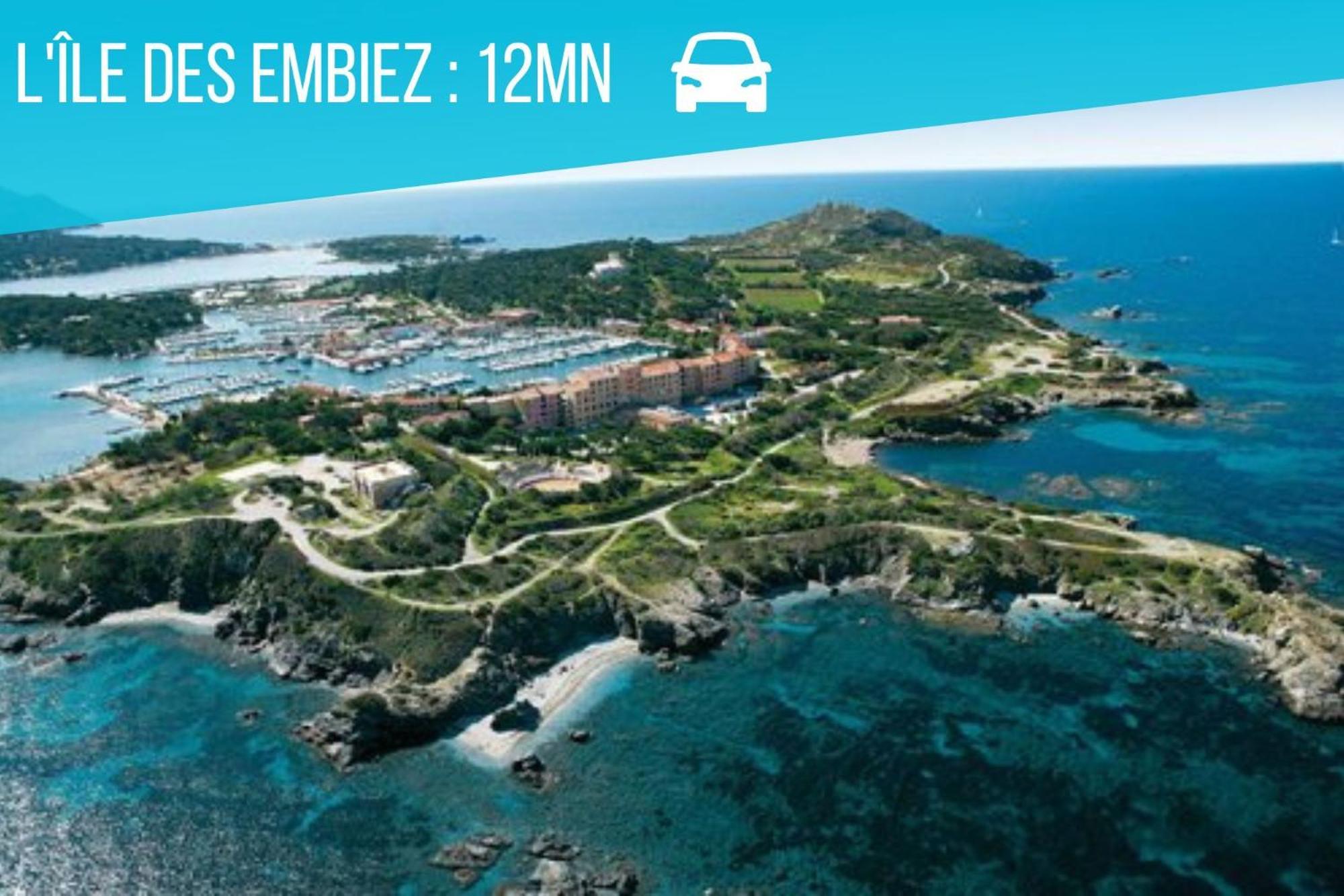 Sea Breeze Med - Vue Mer Climatise, Piscine & Club House A 30m De La Plage Apartment Six-Fours-les-Plages