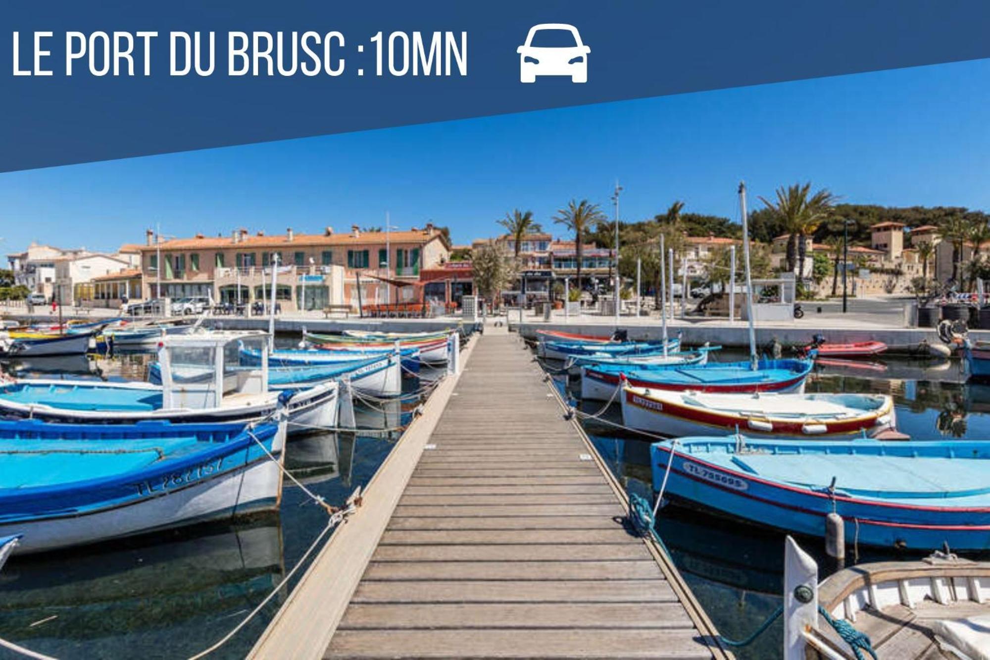 Sea Breeze Med - Vue Mer Climatise, Piscine & Club House A 30m De La Plage Apartment *