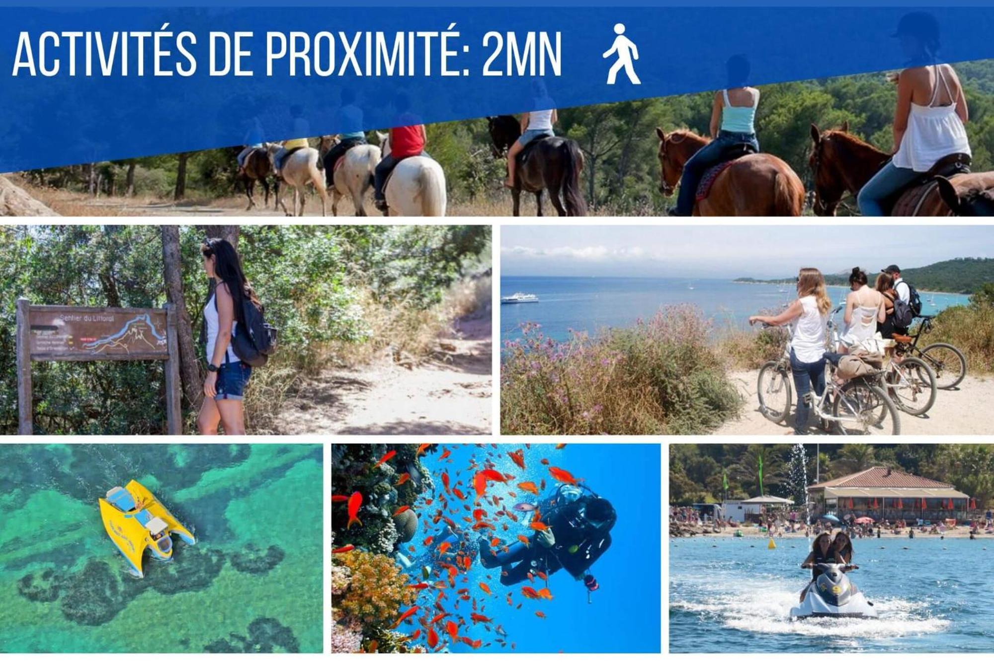 Sea Breeze Med - Vue Mer Climatise, Piscine & Club House A 30m De La Plage *